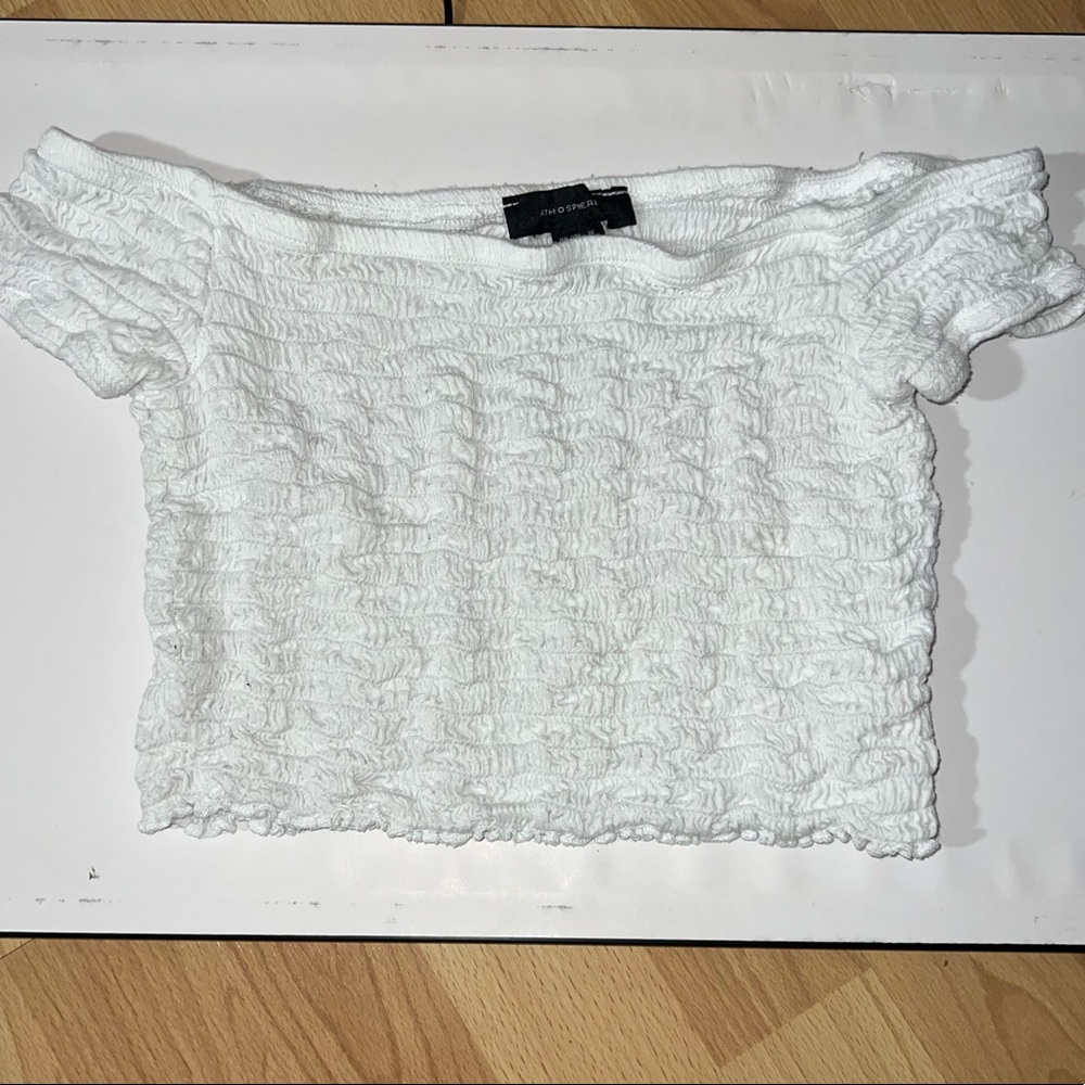 Off the Shoulder Crop Top